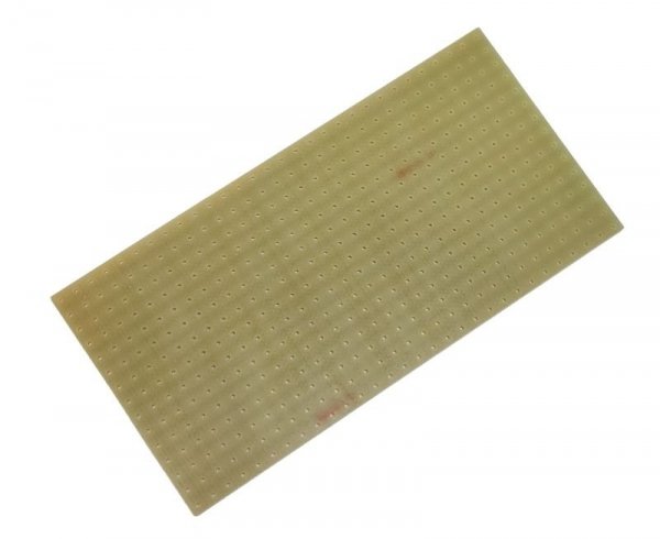 Stripboard płytka uniwersalna 57x114mm, raster 3,8mm, czarna