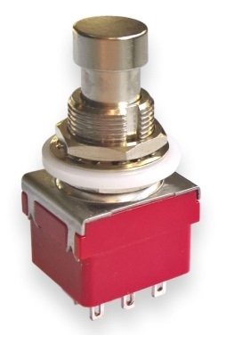 Przełącznik Footswitch 3PDT Red