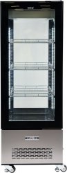 WITRYNA CHŁODNICZA 400L 65x65x190 CZARNA