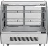 WITRYNA CHŁODNICZA 120L 68x56x66 SREBRNA