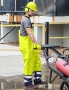 ANTISTATISCHE WASSERSCHUTZLATZHOSE SCHWERBRENNBAR MODELL 501/A