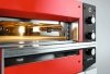 Piec do pizzy elektryczny Cuppone Home HE 400 | jednokomorowy | panel manualny | 400x400 mm | HE400/1 TM/FR czerwony)
