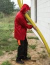 WATERPROOF JACKET 3/4 (ZIP AND SNAPS) 616