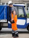 Spodnie ogrodniczki wodoochronne ostrzegawcze dwu kolorowe 4287 Aj Group - PROS