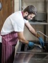 WATERPROOF APRON WITH STRIPES 202 75/75