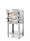 Piec do pizzy elektryczny Cuppone Tiziano | dwukomorowy | 4+4x25 | TZ425/2M