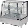 WITRYNA CHŁODNICZA 100L 68x45x67 SREBRNA
