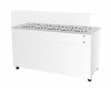 Dystrybutor do lodów | witryna do lodów | konserwator | retro | 10 tub | okrągłe kuwety | 1503x670x895 mm | GELATO POZETTI 10