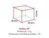 Kostkarka do lodu Hoshizaki IM-240AWNE-HC-23 | 170 kg/24h | chłodzona wodą | kostka sześcian | 28x28x23 mm