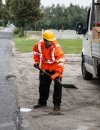 Kurtka wodoochronna ostrzegawcza 3/4