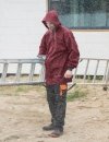 Kurtka wodoochronna zapinana na zamek 3/4, kurtka posiada kryte napy