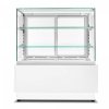 Witryna cukiernicza neutralna Dolce Visione Breve Neutro Premium 900 | wnętrze ze stali nierdzewnej | wersja obniżona | 900x670x1110+/-10 mm