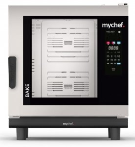 Piec konwekcyjno-parowy elektryczny | piekarniczo-cukierniczy | automatyczny system myjący | 6x600x400 |  12,6 kW | 400 V | Mychef BAKE MASTER 6E TSC | System TSC - najwyższa stabilność temperatury