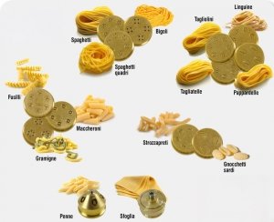 Matryca formująca do maszynki do makaronu Ciao Pasta 2 Spaghetti quadri 2 mm