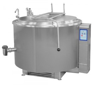 Kocioł warzelny gazowy z grzaniem pośrednim | opcja mieszadła | 48 kW | 500 l | 1320x1330x1180 mm | RQK-501GR 