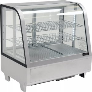 WITRYNA CHŁODNICZA 100L 68x45x67 SREBRNA