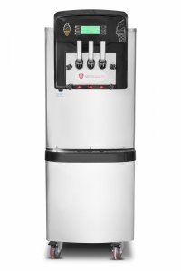 Maszyna do lodów włoskich RQ418CM | pompa napowietrzająca | nocne chłodzenie 2x8l