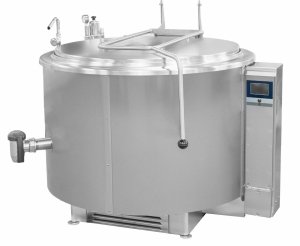 Kocioł warzelny elektryczny z grzaniem pośrednim | mieszadło w zestawie | 36 kW | 400V | 300 l | 1320x1330x940 mm | RQK-305ERM