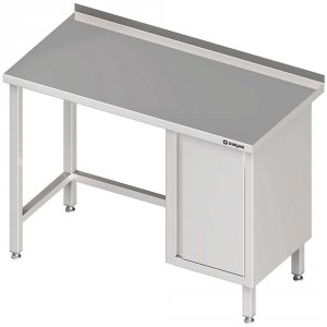 Stół przyścienny z szafką (P),bez półki 1500x600x850 mm