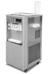 Maszyna do lodów włoskich RQMG38 | 2 smaki +mix | automat do lodów | nocne chłodzenie | pompa napowietrzająca | 2x7 l 