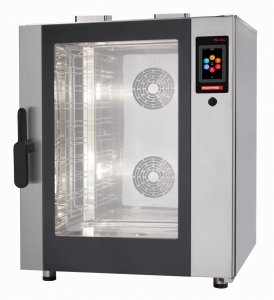 Piec konwekcyjno-parowy gazowy PG-DT-110G | automatyczny system myjący | panel dotykowy | 10x GN 1/1 | seria Professional Gastro
