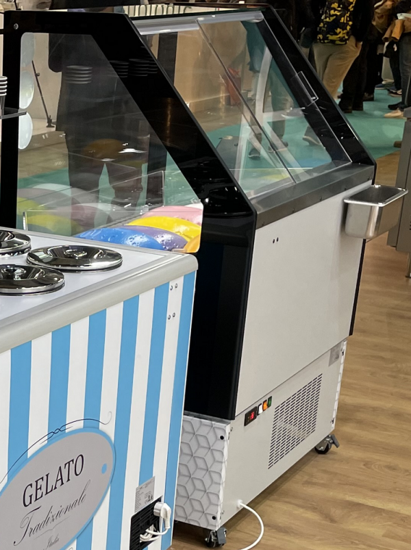 Dystrybutor do lodów | witryna do lodów | konserwator | Gelato VG 7 | 7 kuwet | 973x778x1161 mm