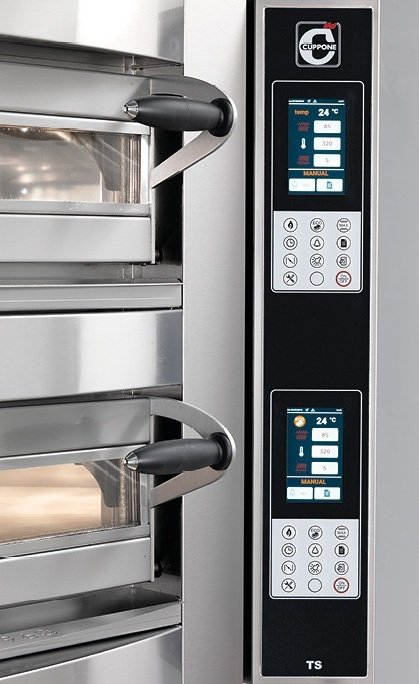 Piec do pizzy Cuppone Caravaggio | CR835/1 CD | elektryczny | 8x36 cm | 11,8 kW | 1445x1639x430 mm