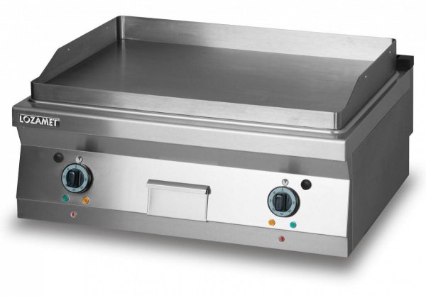 Grill płytowy elektryczny - płyta gładka L700.GPE800G Lozamet