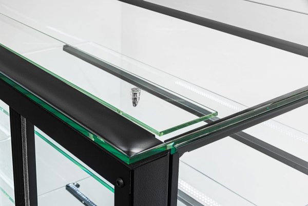 Witryna cukiernicza neutralna Dolce Visione  Neutro  Premium 700 | wnętrze ze stali nierdzewnej  | 700x670x1300 mm