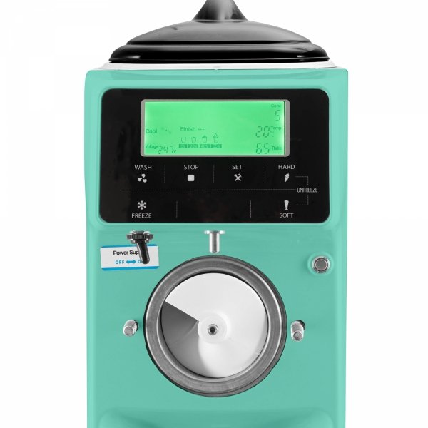 Maszyna do lodów włoskich RQ16E-T | zielona | 6l