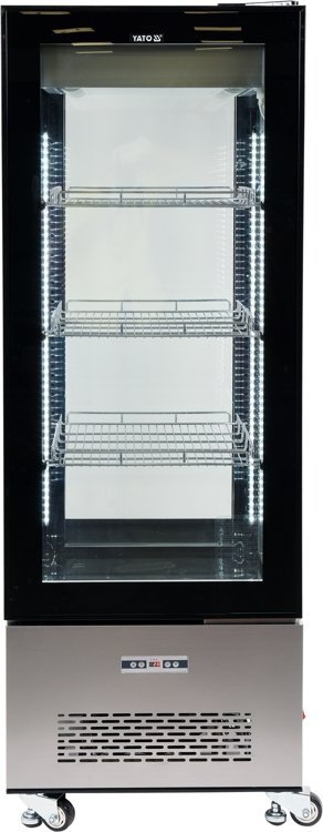 WITRYNA CHŁODNICZA 400L 65x65x190 CZARNA