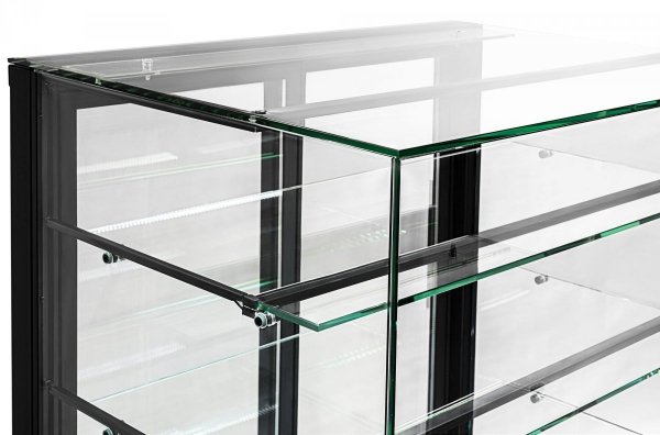 Witryna cukiernicza neutralna Dolce Visione Breve Neutro 900 | wersja obniżona | 900x670x1110+/-10 mm