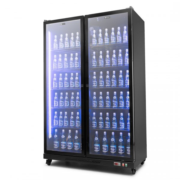 Szafa chłodnicza przeszklona 2-drzwiowa RQ1060FC | 1274x670x2035 mm | 1060 l