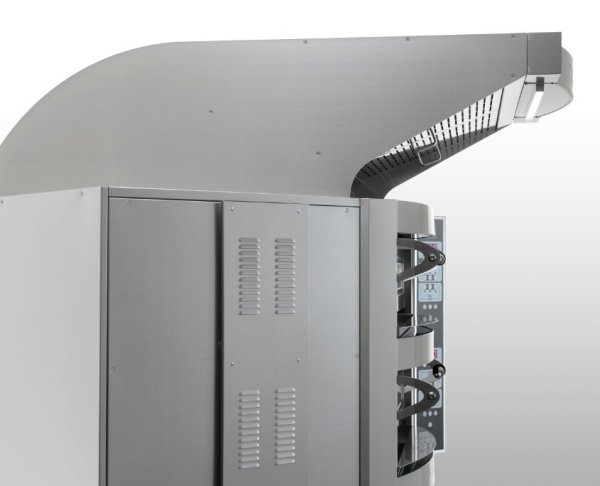 Okap do pieca do pizzy Caravaggio CR535 | KCR535AS | z wyciągiem