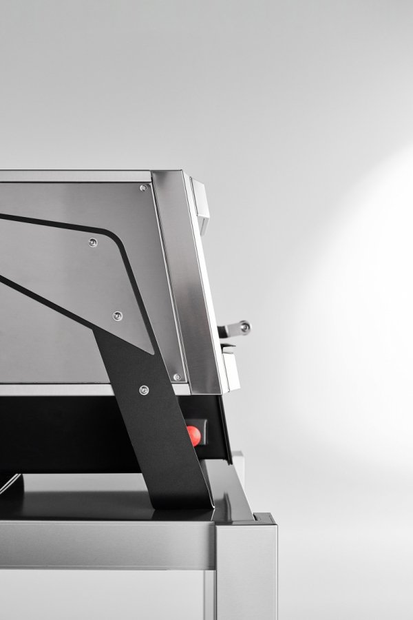 Piec do pizzy obrotowy Mantegna | MN40/1DG | elektryczny | max.500 °C | 1x40cm | 2,8 kW | 670x664x605 mm