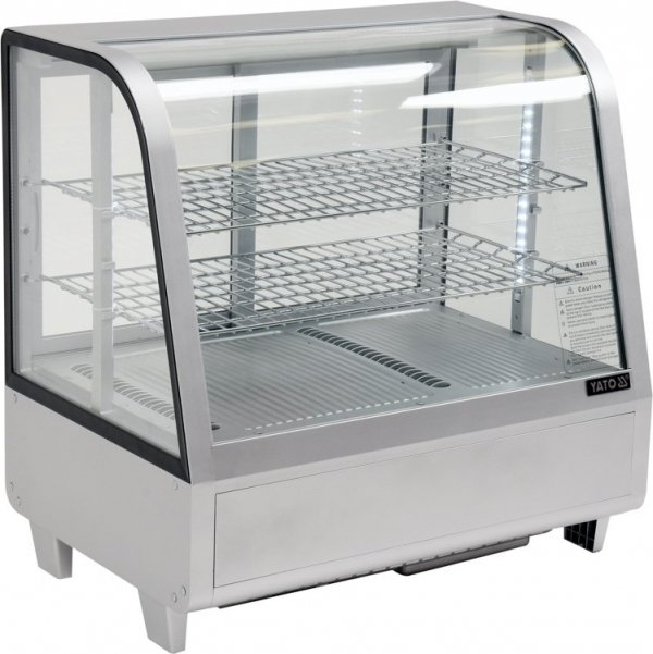 WITRYNA CHŁODNICZA 100L 68x45x67 SREBRNA
