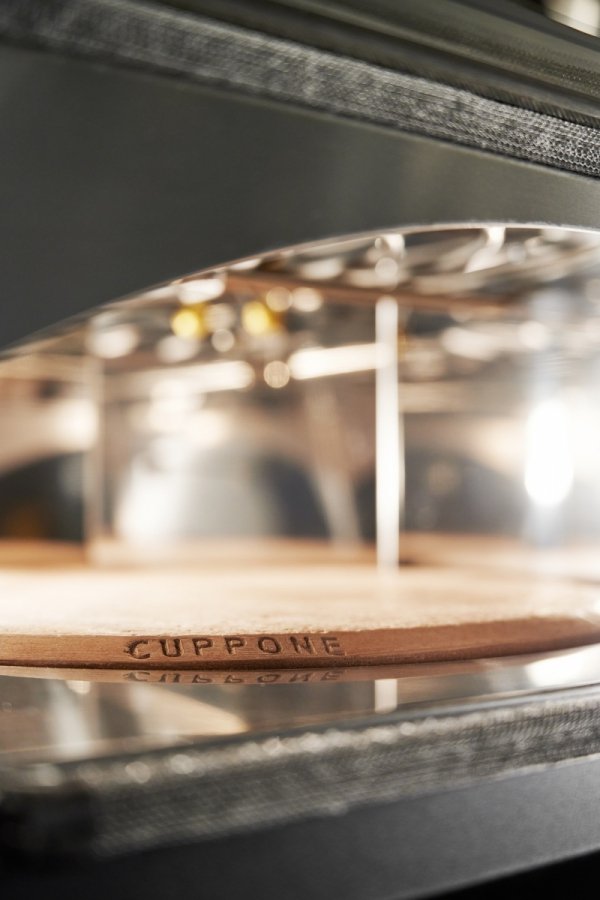 Piec do pizzy obrotowy Mantegna | MN40/1DG | elektryczny | max.500 °C | 1x40cm | 2,8 kW | 670x664x605 mm