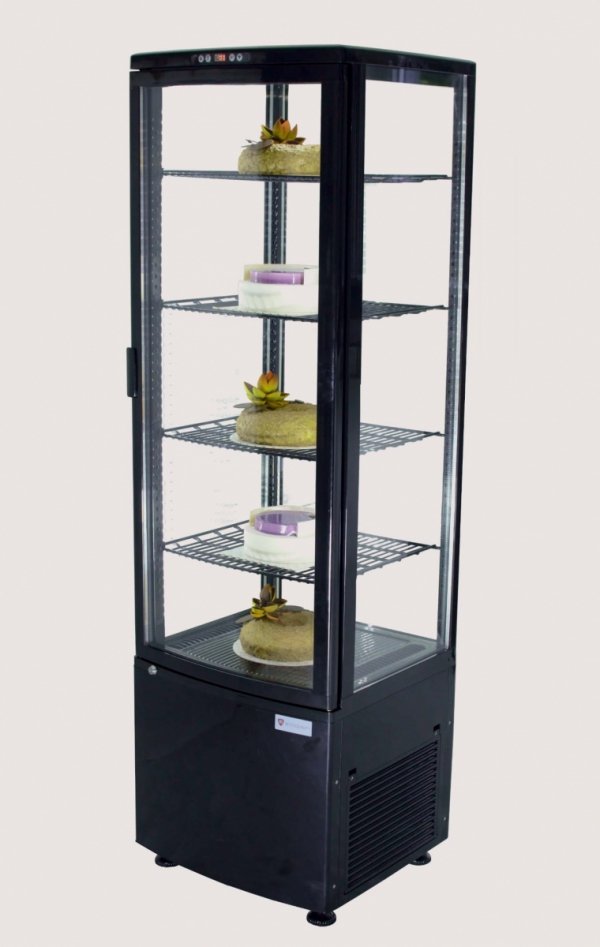 Witryna chłodnicza RTC235BS | cukiernicza | LED |  | 235l | czarna