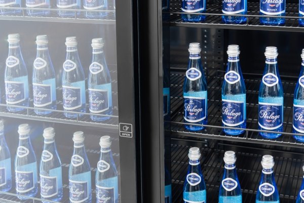 Szafa chłodnicza przeszklona 2-drzwiowa RQ1060FC | 1274x670x2035 mm | 1060 l