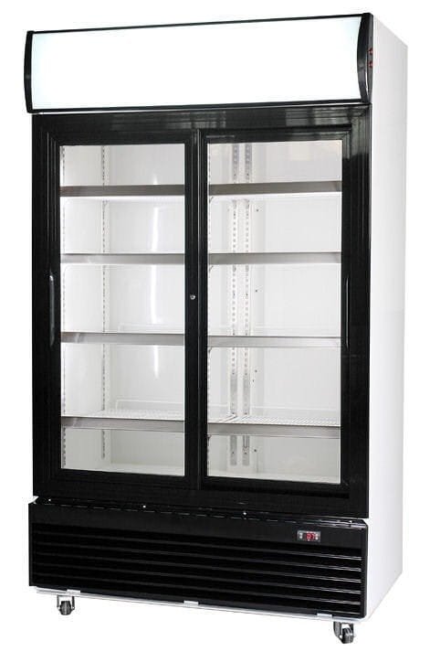 Szafa chłodnicza przeszklona RQ800HSS | drzwi przesuwne | 800 l