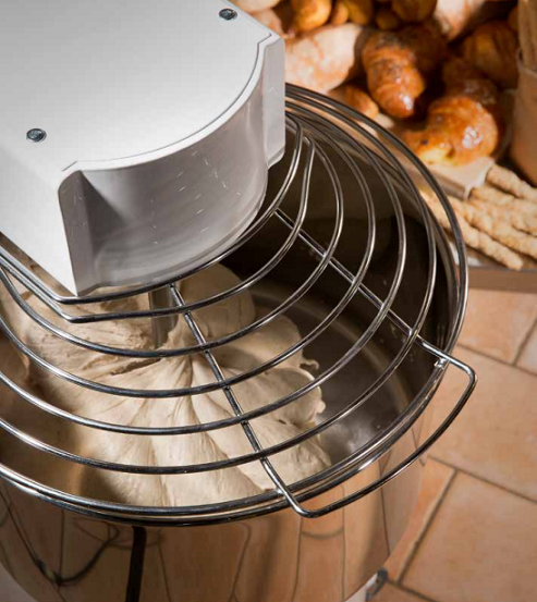 Mikser spiralny RTS 50 TR 2V | podnoszona głowica i wyjmowana dzieża | 48 l | 2,2 kW