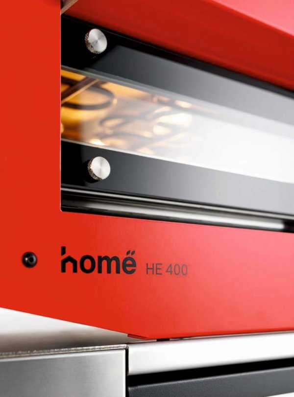 Piec do pizzy elektryczny Cuppone Home HE 400 | jednokomorowy | panel dotykowy | 400x400 mm | HE400/1 TS/FG | zielony