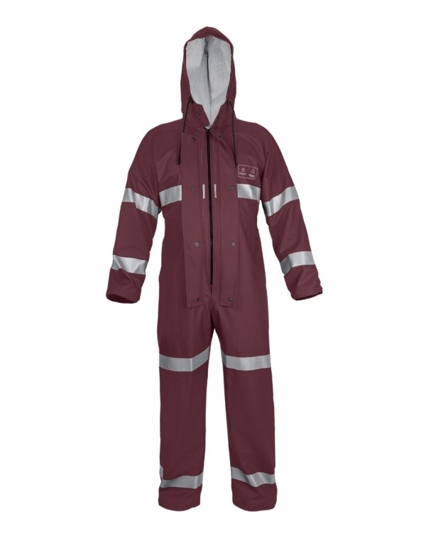 WATERPROOF OVERALLS WITH REFLECTIVE TAPES 104/R