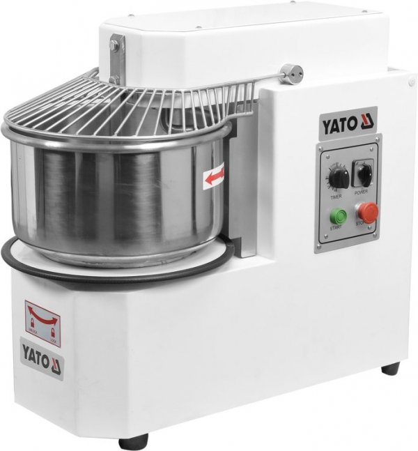 MIKSER SPIRALNY 20L, STAŁA PRĘDKOŚĆ Z UCHYLNĄ GŁOWICĄ, 1100 W