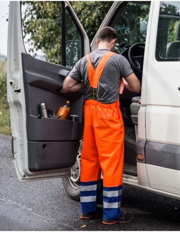 WATERPROOF WARNING BIBPANTS 891R