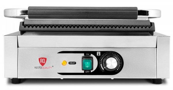 Kontakt grill pojedynczy | ryflowany | Resto Quality | 2,2 kW | RQK812A