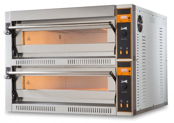 Piec do pizzy elektryczny | dwukomorowy | 12x36 | TOP D 66 XL/L (TecproD66BIG/L)