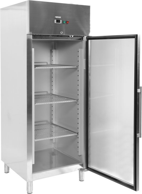 SZAFA CHŁODNICZA GN 2/1 650L PRZESZKLONA