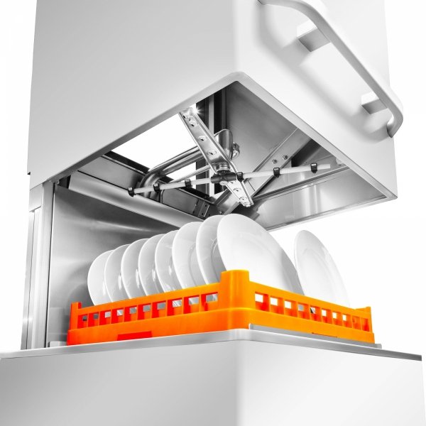 Zmywarka kapturowa RQ1000 DD | 500x500 | sterowanie elektromechaniczne | 675x675x1440 mm | 11,1 kW
