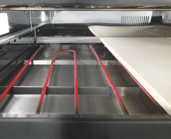 Piec do pizzy elektryczny Cuppone Michelangelo | dwukomorowy | panel dotykowy | 6+6x35 | ML635L/2 TS